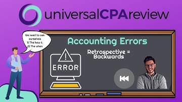 Accounting for Error Corrections | CPA Exam FAR