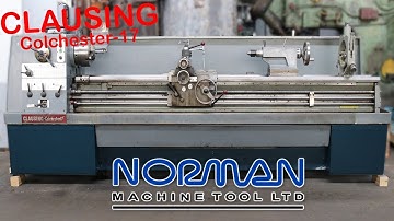 Clausing Colchester 17″ x 108″ Engine Lathe, 8000 Series
