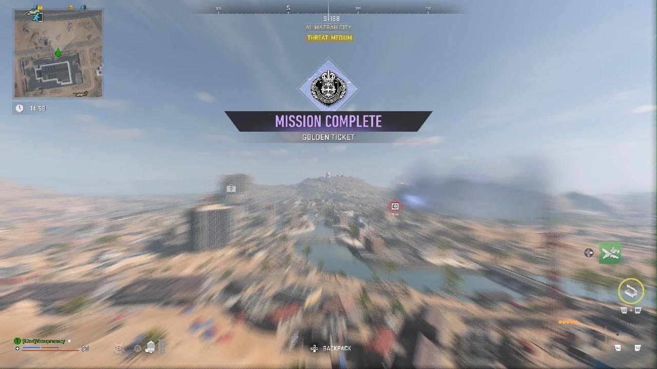 DMZ Golden Ticket Mission Completion YouTube