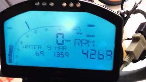 Race Technology Dash 2 & DL1 on Yamaha R6