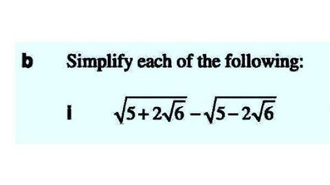 How to simplify challenge form of radical expression