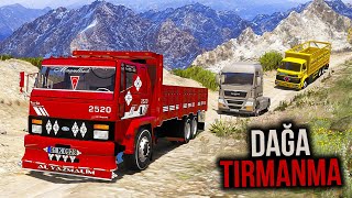 Strong Trucks Climbing the Mountain Parkour Race !!! GTA 5 with Spiderman