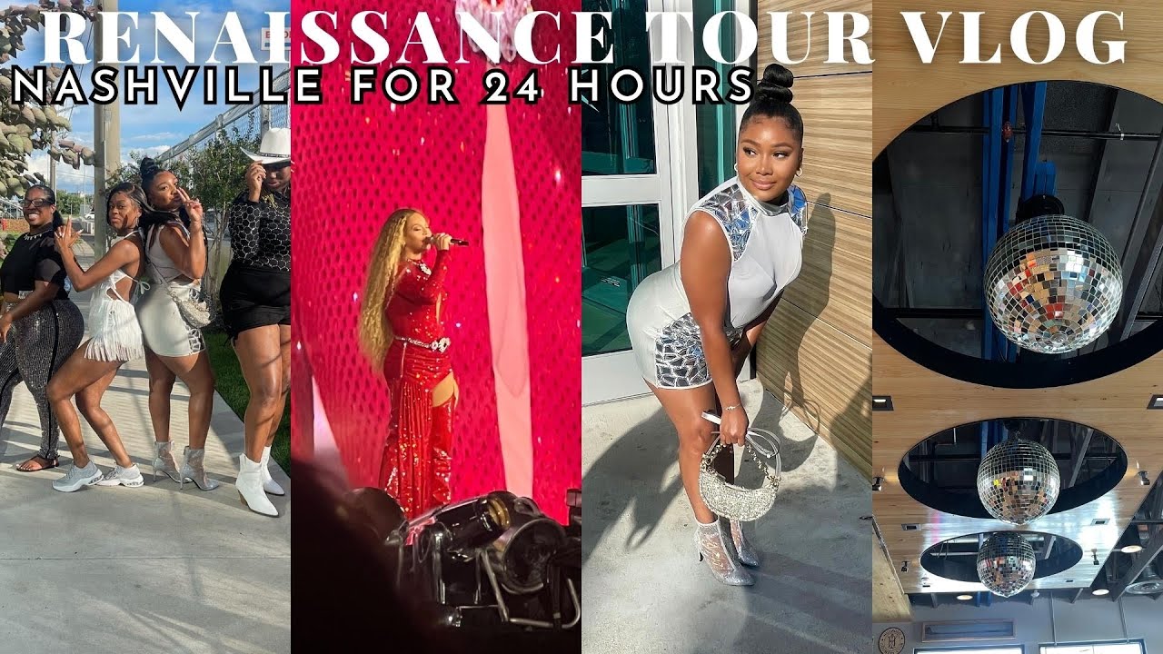 Мировой тур Beyoncé Renaissance в честь моего 32-летия! Видеоблог о путешествиях по Нэшвиллу (час...