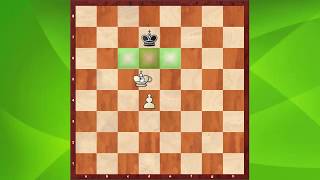 Schaken Eindspel - Koning Tegen Koning En Pion. Thema Sleutelvelden 1