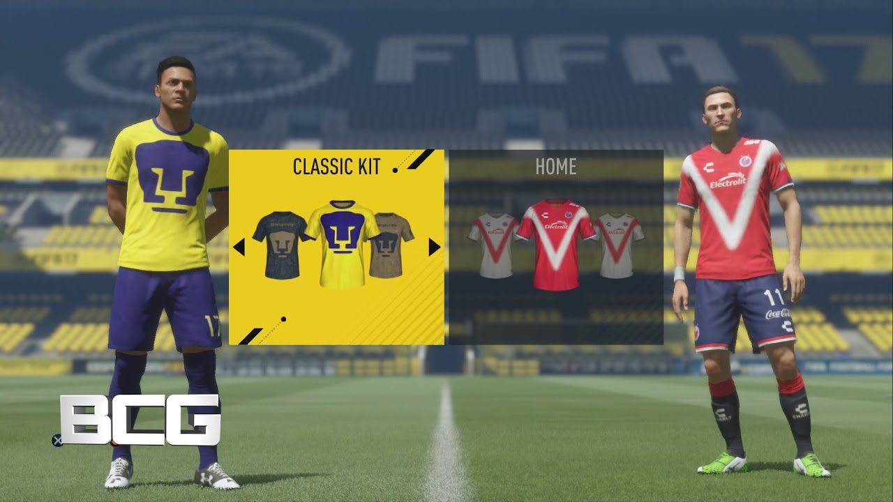 Fifa 17 Mexico Liga MX Ratings & Kits