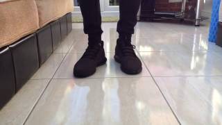 adidas tubular shadow black on feet