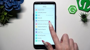 OPPO F5 - How to Change Font Size? | Display Settings