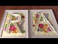 Calligraphy Letter Quilling (short video) - Letter R &amp; Letter A