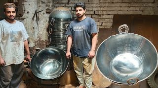 : Large Iron Pan making Process Step by step|Amazing skills of making Iron Pan|