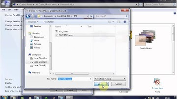 Windows 7 Tips : How to Change Device Disconnect Sound (Program Events)