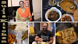 Guest Lunch Vlog|| நண்பர்களுக்கு சிம்பிள் அசைவ விருந்து|| Madurai Special Tasty Kadi Chops recipe