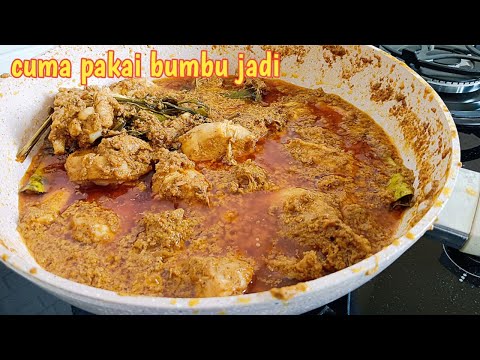 Cara Memasak Ayam Rendang Bumbu Jadi