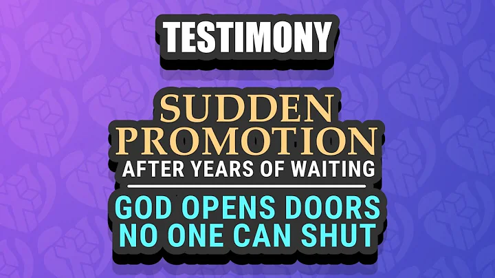 Testimony | After 5 Years, God Opened the Door, Promotion, New Jobs, and Divine Alignment