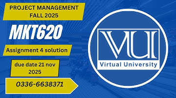 MkT620-Final Project Assignment 4  solution Semester Fall 2025 Proposal for  final Project