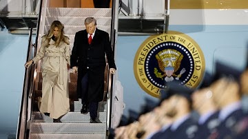 Donald Trump arrives in London for second UK state visit
