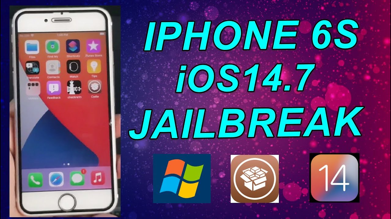 Iphone 6s ios14 7 jailbreak install cydia on windows pc youtube