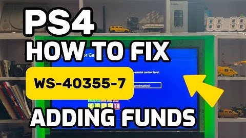 How To Fix PS4 Error WC-40355-7 Issue adding funds to child account