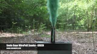 Green Wire Pull Smoke Grenade WP40