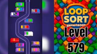 Loop Sort level 579 Super Hard level Walkthrough Solution 
