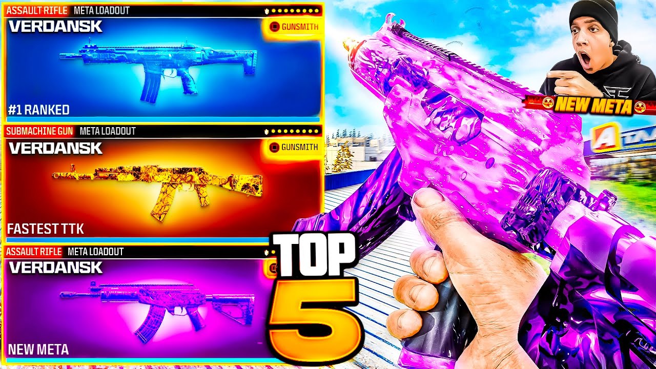 TOP 5 NEW META Loadouts in Warzone Verdansk Update! (Best Class Setups ...
