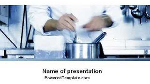 Cooking PowerPoint Template by PoweredTemplate.com