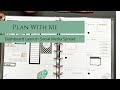 Plan With Me | Dashboard Layout | Social Media Spread | Happy Planner