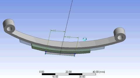 Ansys LEAF SPRING analysis Part 1:  How to make assembly in design modeler