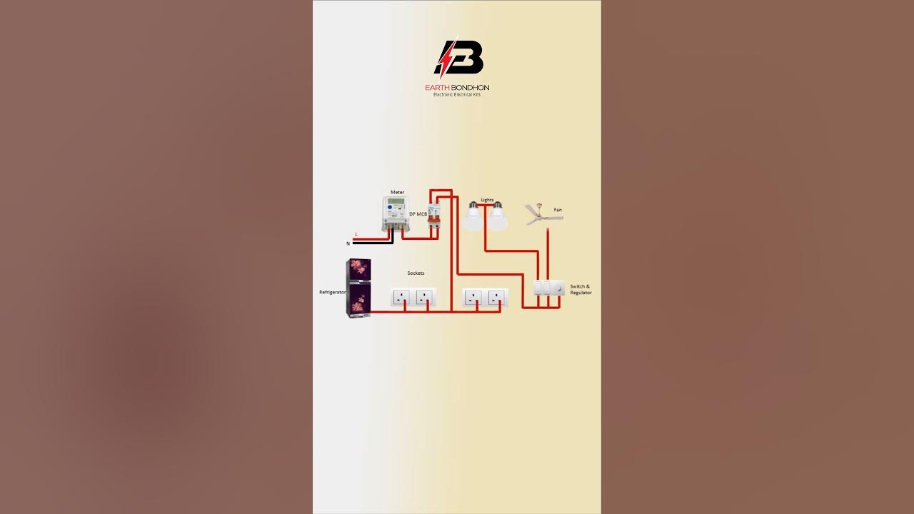 how-to-make-basic-house-wiring-diagram-single-line-diagram-youtube