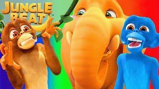 🔴 Jungle Beat LIVE! Colorful Animals Cartoon Marathon | Fun Cartoons for Kids 24/7