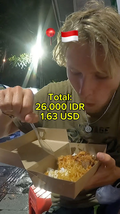 $1.63 Indonesian Street Food😋