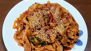 대패삼겹살고추장볶음 #food #영양식 #건강 #다이어트 #오늘도요리