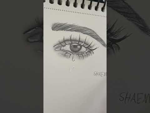 رسم رصاص عيون