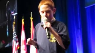 Christopher Duffley sings Proud To Be An American