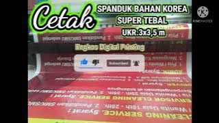 Cetak spanduk bahan korea😎