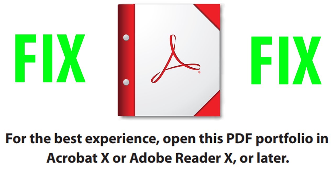 For The Best Experience Open This Pdf Portfolio In Acrobat X Fix