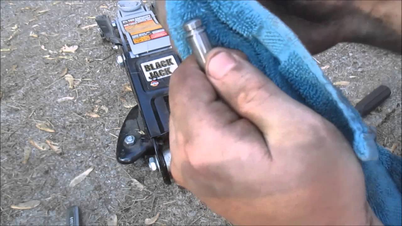 How To Fix A Leaky Floor Jack Youtube