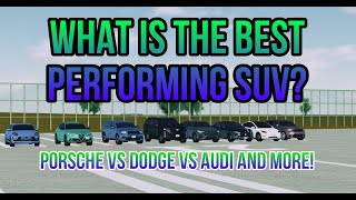 What is the BEST PERFORMANCE SUV that YOU can BUY in Greenville?? | Greenville Roblox