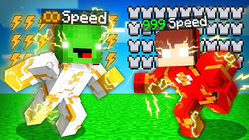 JJ and Mikey Became GODSPEED and FLASH in Minecraft Maizen Hide and Seek