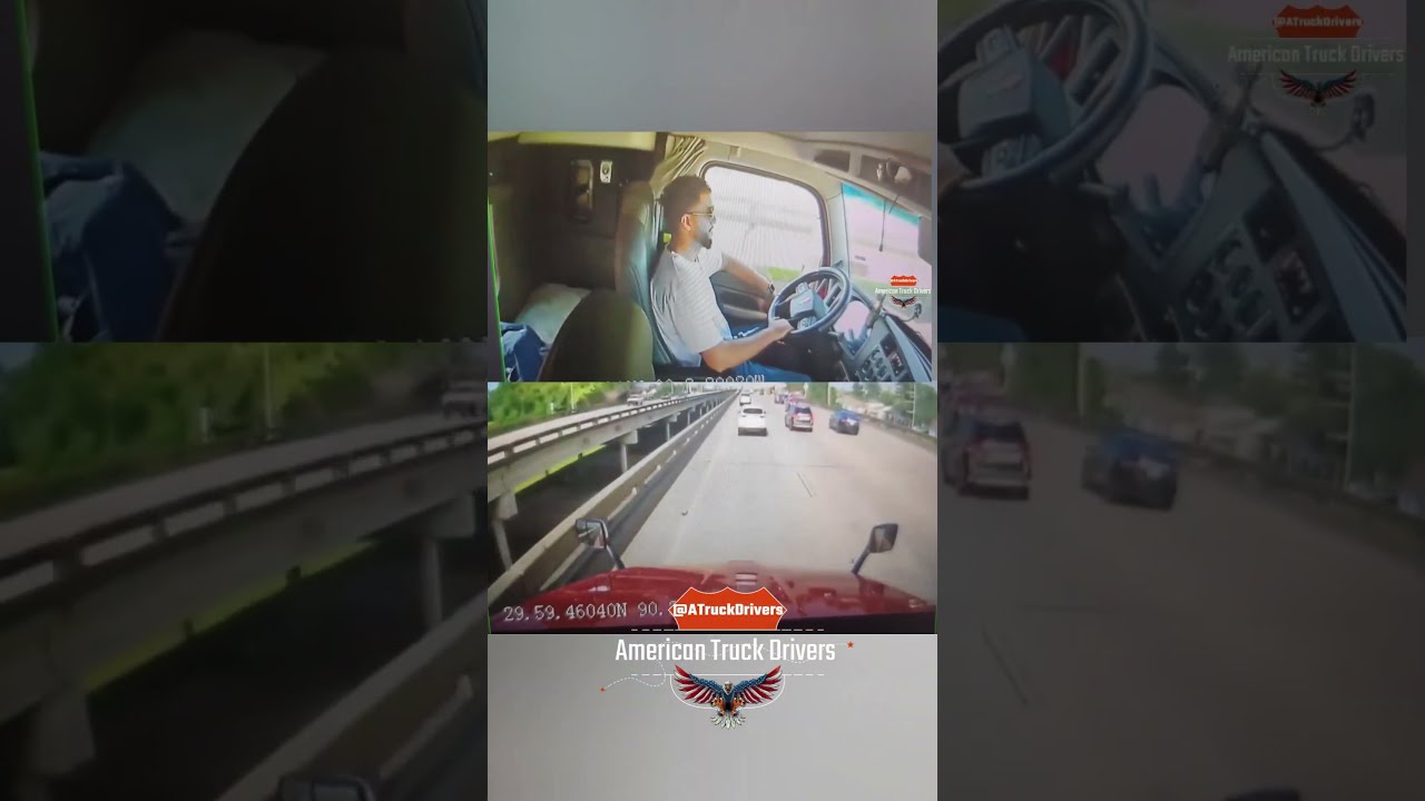 Not Paying Attention Truck Driver Nearly Causes Crash In Slowing Traffic Submit Your Clips H