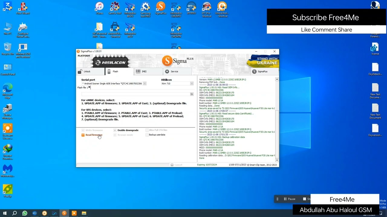 Huawei P30 Lite MARLX1A Kirin 710 Test Point Reset FRP