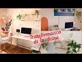 Como transformar un cuarto en oficina | estilo boho | Boho oficina | Home Office Makeover