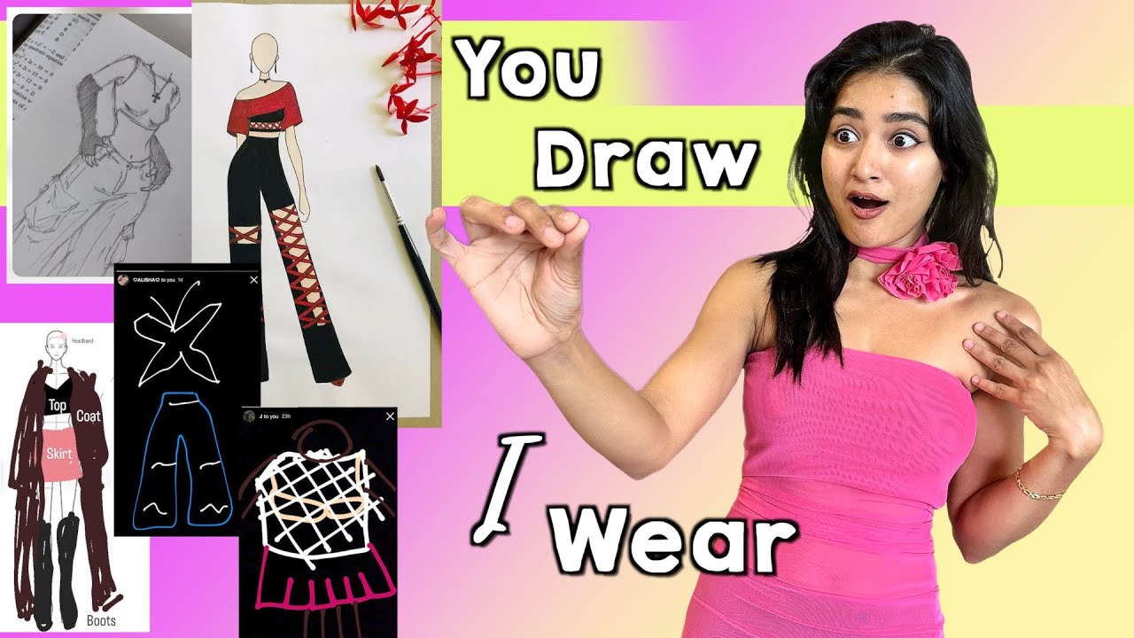 I Wear What My Subscribers Draw | Part 2 - YouTube