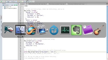 How to work with multidimensional arrays php