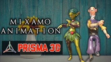 Mixamo Animation Work in Prisma 3d || Loka Edit ||