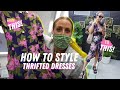 HOW TO STYLE THRIFTED DRESSES/HOW TO STYLE THRIFTED CLOTHES/ 5 OUTFIT IDEAS