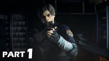 Resident Evil 2 Remake Gameplay Walkthrough Part 1 - Intro (Leon)