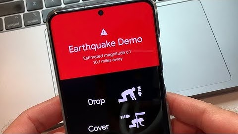 Android Earthquake alerts and detection, explained!