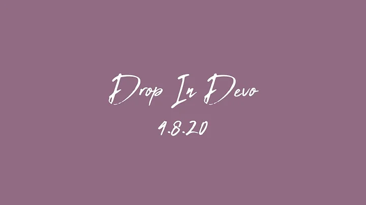 DROP IN DEVO #4 // BRIAN SOWLE