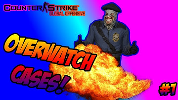 Is He Hacking!? CS GO Overwatch Cases Funny Moments #1