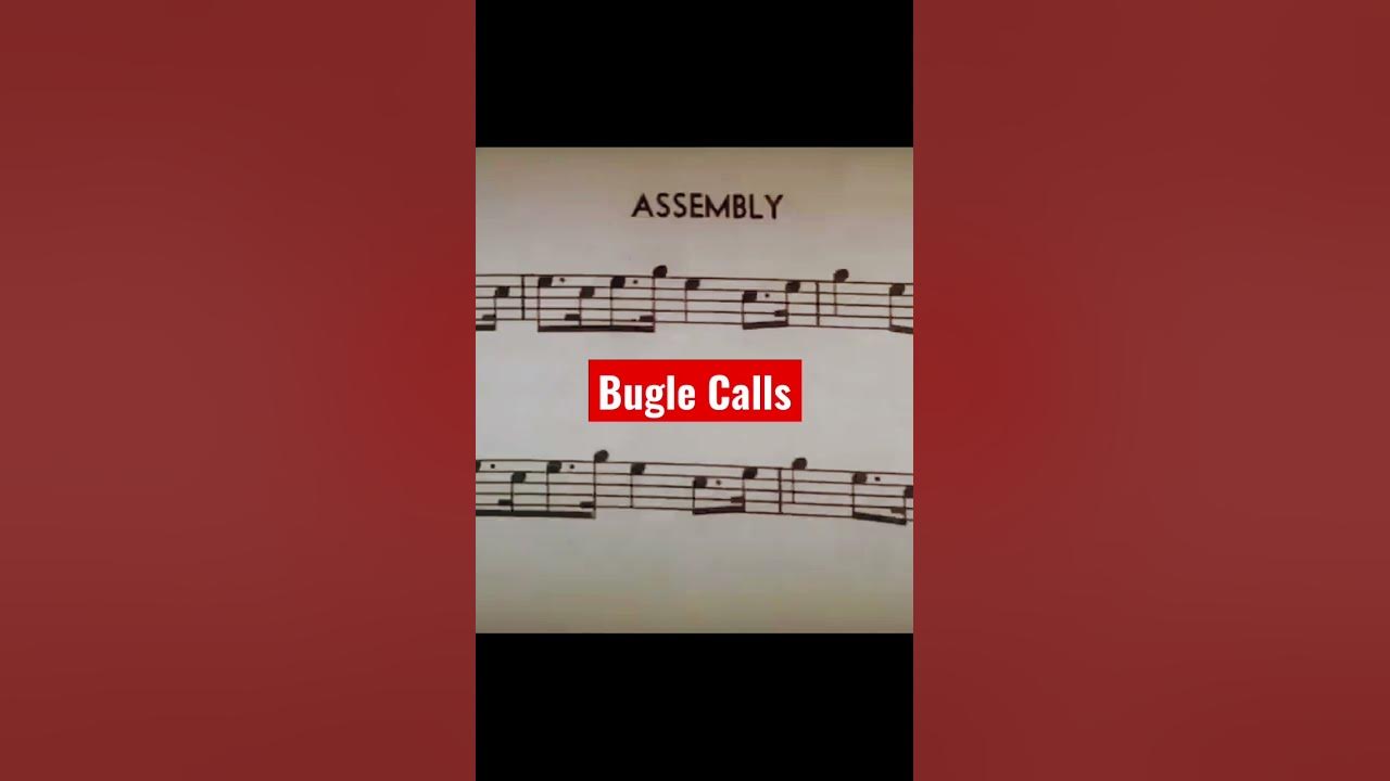 REVEILLE & ASSEMBLY Bugle Calls on Trumpet [Army Wake Up Trumpet]